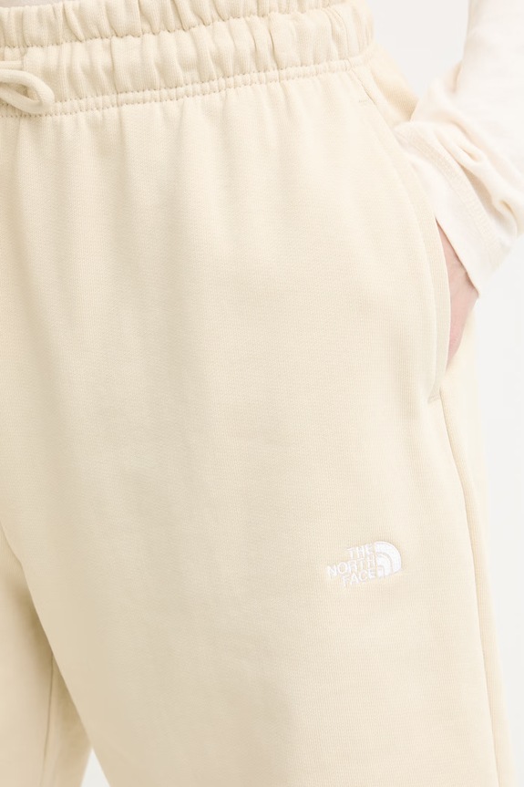 The North Face szorty damskie bawełniane Essential Light beżowy NF0A8GQYDOM1