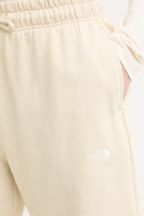 The North Face szorty damskie bawełniane Essential Light beżowy NF0A8GQYDOM1
