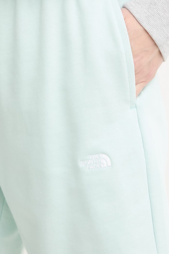 The North Face σορτς Γυναικεία βαμβακερά Essential Light τιρκουάζ NF0A8GQYG701