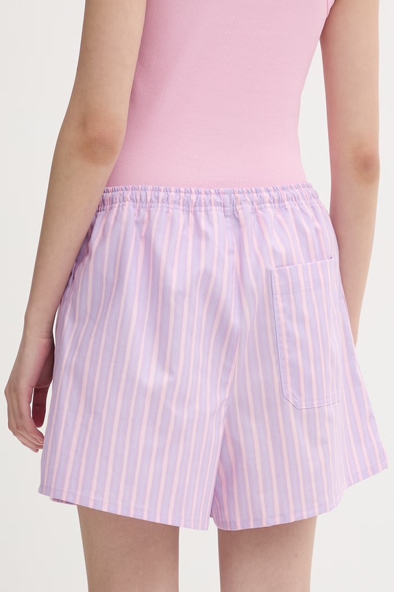 Îmbrăcăminte Marimekko pantaloni scurți pentru femei, din bumbac 095438 violet
