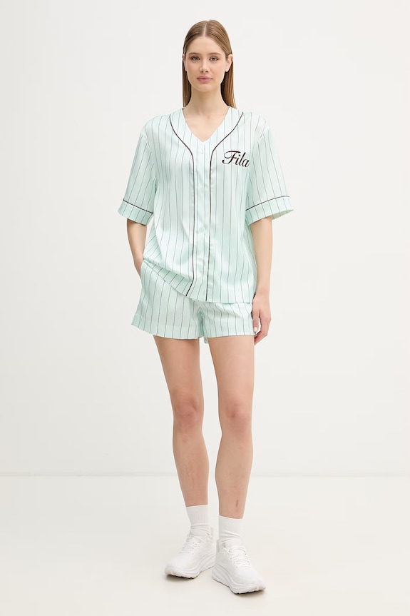 Fila σορτς αθλητικά Γυναικεία FIESOLE FAW1261 τιρκουάζ SS26