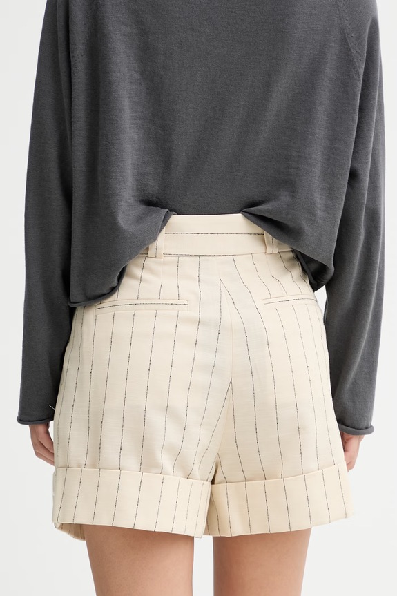 Îmbrăcăminte Rag & Bone pantaloni scurți pentru femei, din in Neila RA0U26S9MSW bej