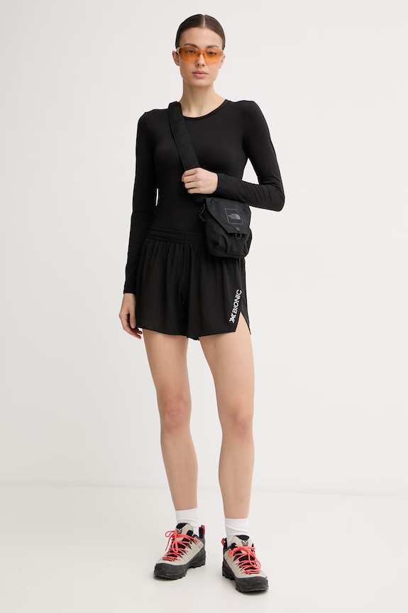 X-bionic σορτς πεζοπορίας γυναικεία STREAMLITE TRAIL RUNNING SL.R5CSS25W μαύρο SS26