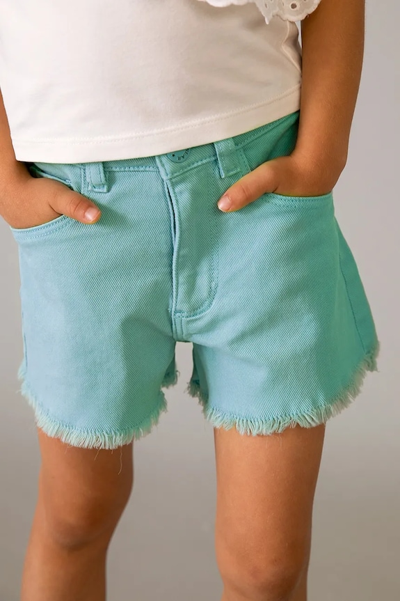 Dječje kratke hlače Mayoral 234.6K.Mini.PPY2 tirkizna