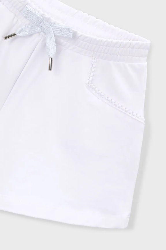 Κοριτσίστικα Παιδικό σορτς Mayoral 607.6P.Mini.PPY2 λευκό