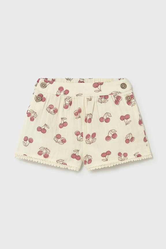 Mayoral szorty bawełniane dziecięce bawełna beżowy 1202.4G.Baby.PPY2