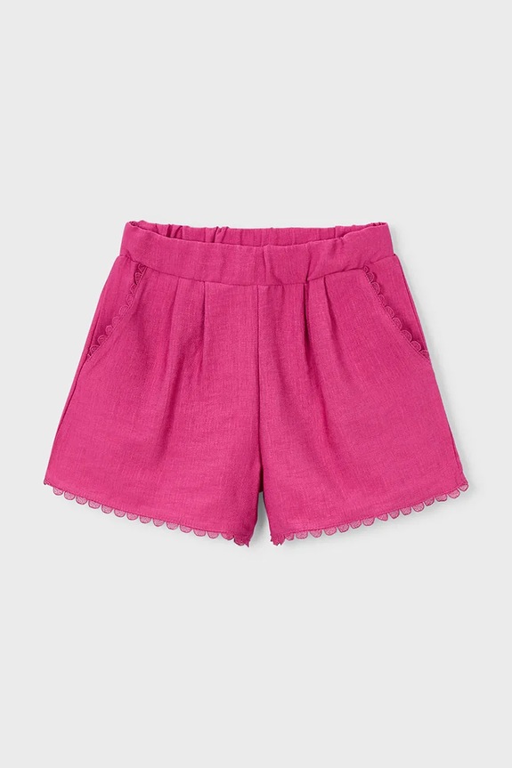Mayoral pantaloni scurți copii 3222.6H.Mini.PPY2 roz SS26