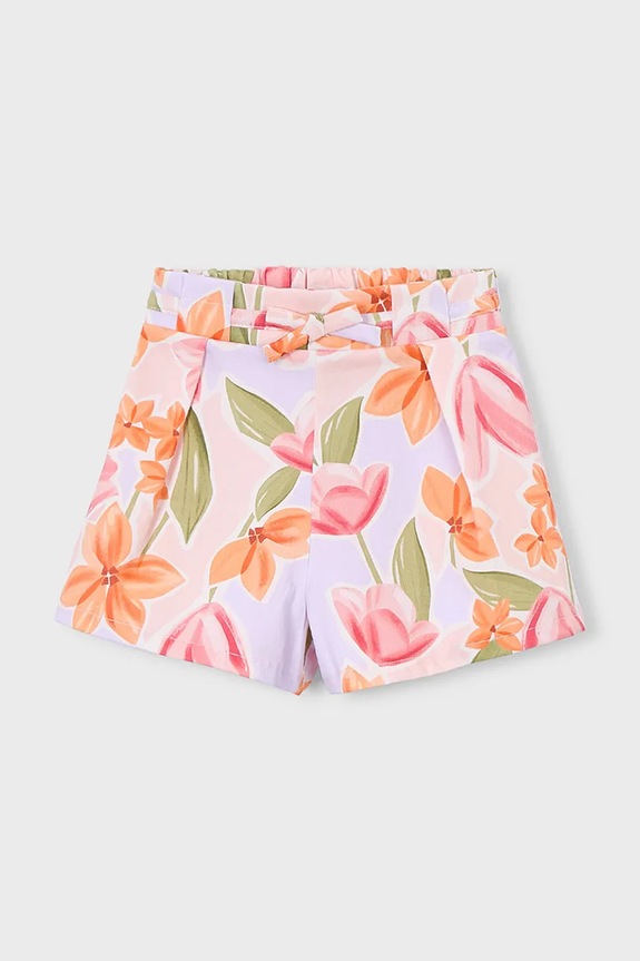 Mayoral pantaloni scurți copii 3906.6D.Mini.PPY2 roz SS26