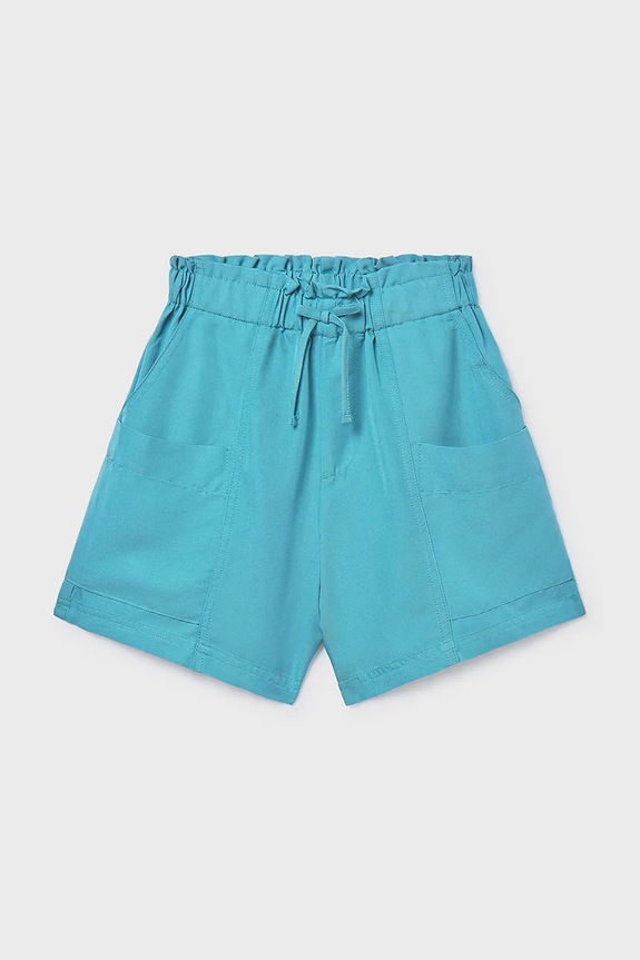 Mayoral pantaloni scurți copii 6203.8D.Junior.PPY2 turcoaz SS26