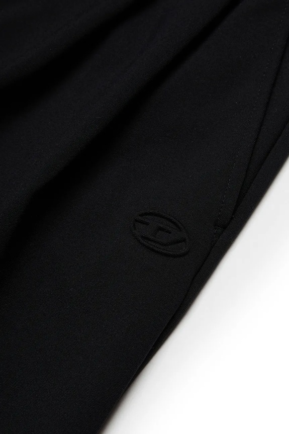 Diesel pantaloncini con viscosa per bambini PALLYN SHORTS nero J02674.KYATE