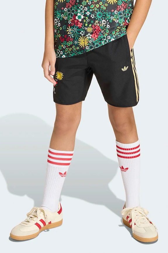 adidas Originals szorty dziecięce LIBERTY tkanina czarny KD5948