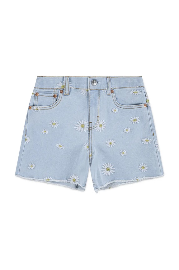 Dječje traper kratke hlače Levi's DAISY DENIM A LINE SHORT 4EP480 plava SS26