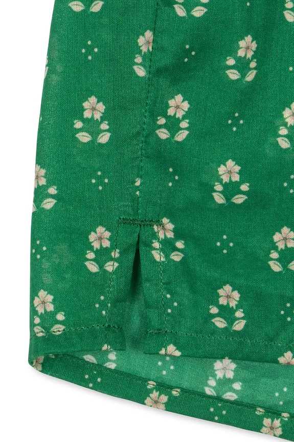 Detské bavlnené šortky Konges Sløjd CAMI SHORTS GOTS KS104718.PPY2 zelená