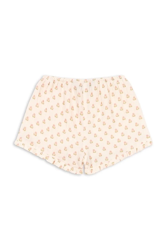 Konges Sløjd gyerek pamut rövidnadrág COCO SHORTS GOTS KS104743.PPY2 bézs SS26