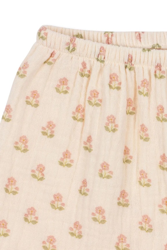 Lány Konges Sløjd gyerek pamut rövidnadrág COCO SHORTS GOTS KS104743.PPY2 bézs