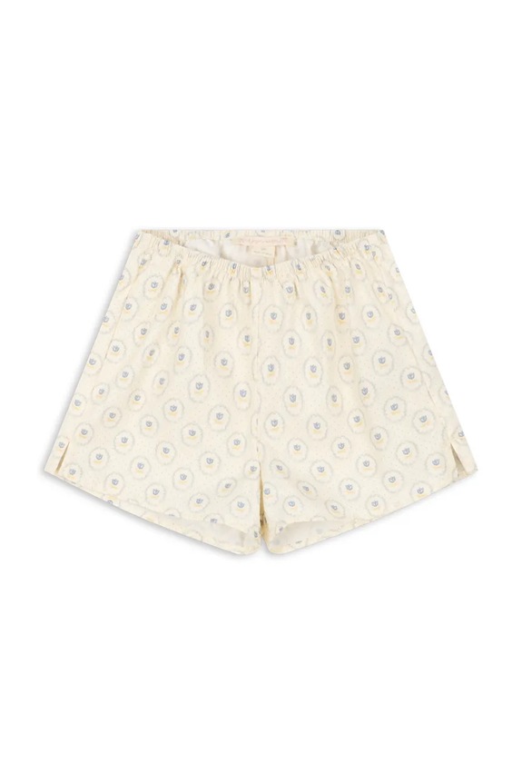 Detské bavlnené šortky Konges Sløjd COEUR SHORTS GOTS KS104748.PPY2 béžová SS26
