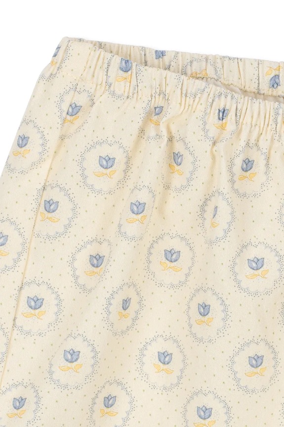 Detské bavlnené šortky Konges Sløjd COEUR SHORTS GOTS béžová KS104748.PPY2