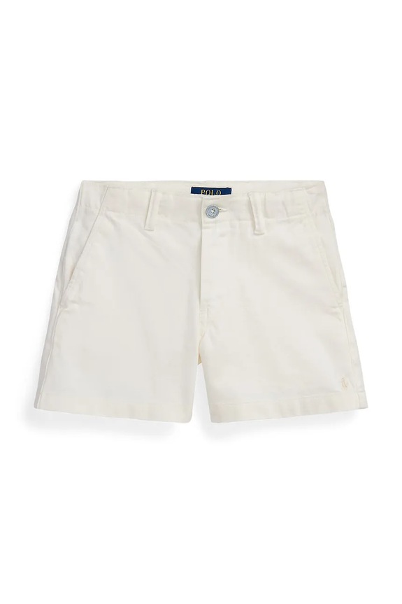 Polo Ralph Lauren szorty bawełniane dziecięce 313934331005 biały SS26