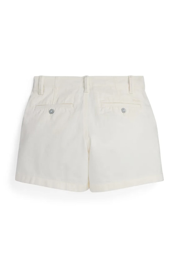 Dziewczynka Polo Ralph Lauren szorty bawełniane dziecięce 313934331005 biały
