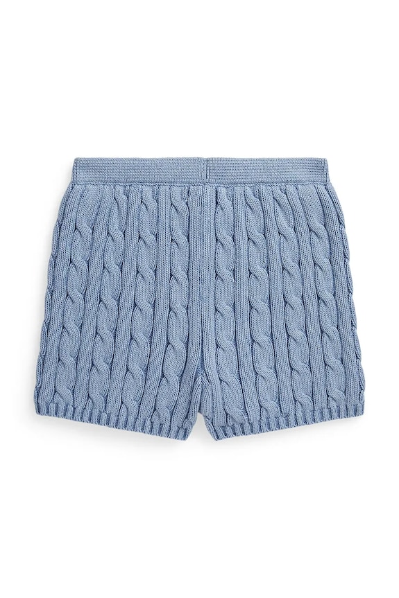 Dziewczynka Polo Ralph Lauren szorty bawełniane dziecięce 313A11258002 niebieski