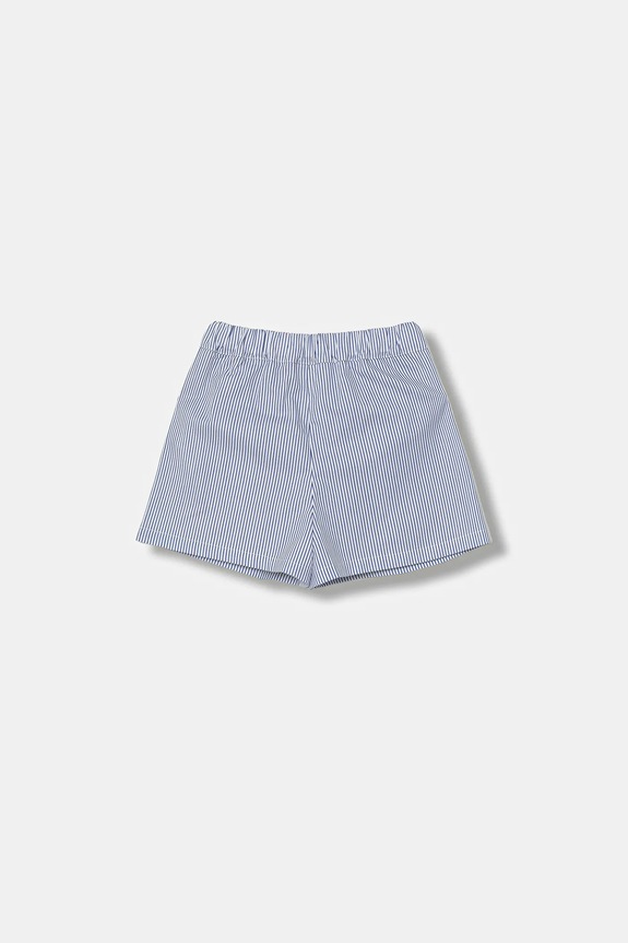 Detské bavlnené šortky Elisabetta Franchi EFBE087.0.CR025.98.128 modrá SS26