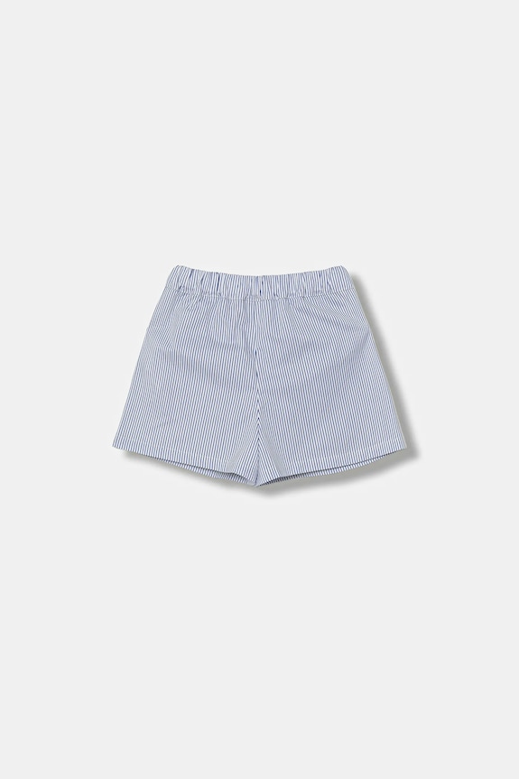 Detské bavlnené šortky Elisabetta Franchi EFBE087.0.CR025.98.128 modrá SS26