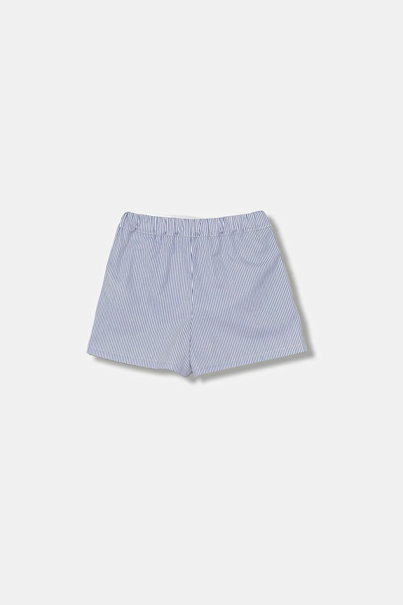 Detské bavlnené šortky Elisabetta Franchi EFBE087.0.CR025.140.158 modrá SS26