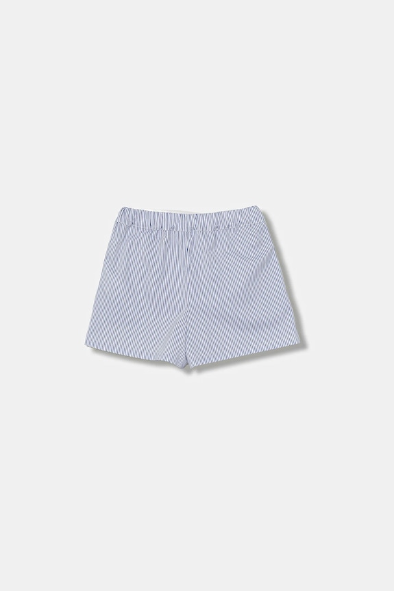 Detské bavlnené šortky Elisabetta Franchi EFBE087.0.CR025.140.158 modrá SS26
