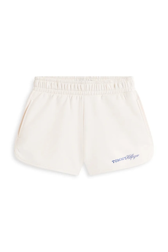 Tommy Hilfiger спортен къс панталон за деца от памук KG0KG09354.104.122.PPY2 бял SS26