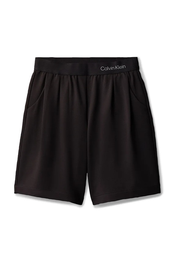 Calvin Klein Jeans bermudy dziecięce LVCKSJC21G.128.176.PPY2 czarny SS26