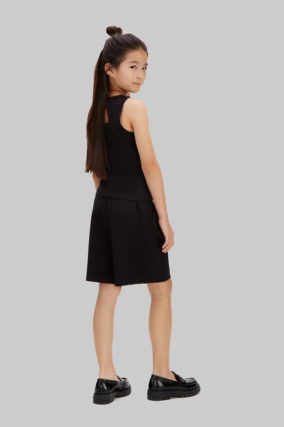 Calvin Klein Jeans bermudy dziecięce czarny LVCKSJC21G.128.176.PPY2