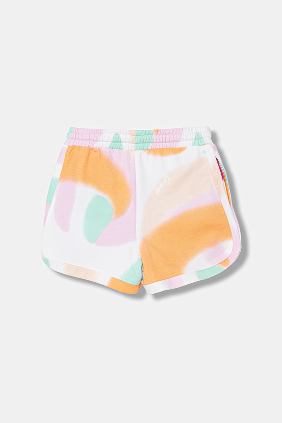 Dětské bavlněné šortky Guess J6GD05.KA6R4.PPY2.M oranžová SS26