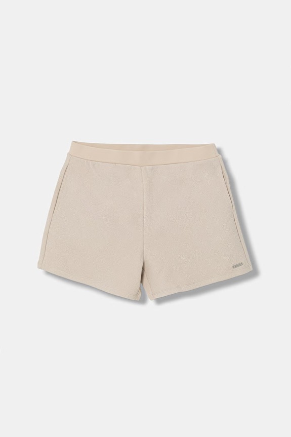 Guess pantaloni scurți de trening pentru copii bej J6GD18.KF520.PPY2.M