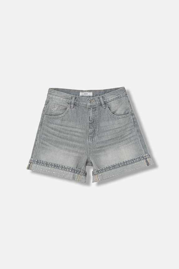 Guess szorty dziecięce jeansowe szary J6GD32.D8100.PPY2.M