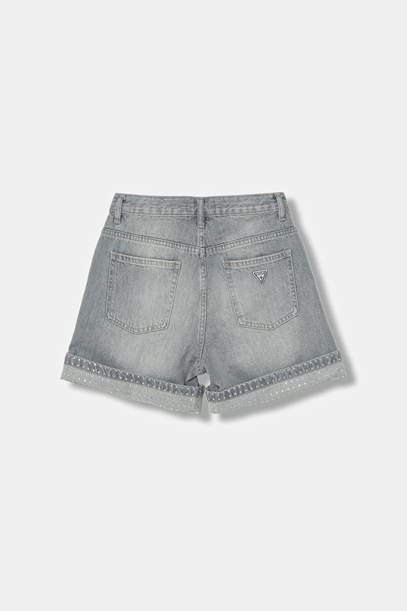 Guess szorty dziecięce jeansowe J6GD32.D8100.PPY2.M szary SS26