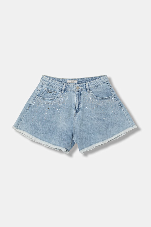 Guess szorty dziecięce jeansowe niebieski J6GD40.D45E0.PPY2.M