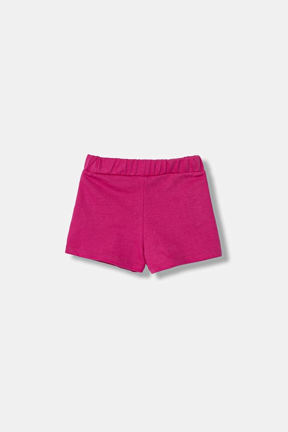Dječje pamučne kratke hlače Guess K6GD03.KA6R4.PPY2.M roza SS26