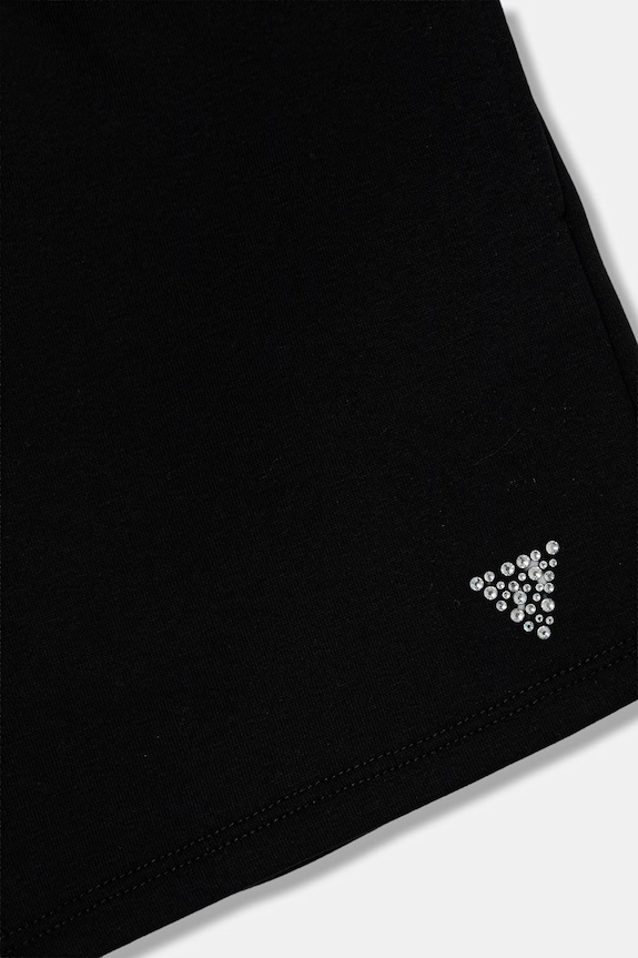 Fete Guess pantaloni scurți de trening pentru copii, cu bumbac J6GD36.KF712.PPY2.M negru