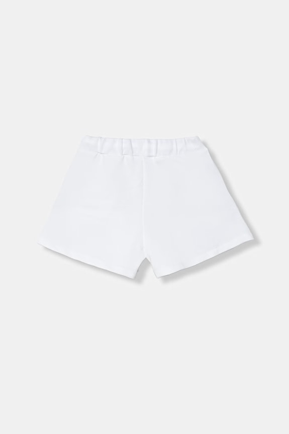United Colors of Benetton szorty dresowe dziecięce bawełniane 3J68C903O.G.Stagionale biały SS26