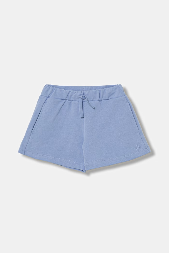 United Colors of Benetton szorty dresowe dziecięce bawełniane niebieski 3J68C903O.G.Stagionale