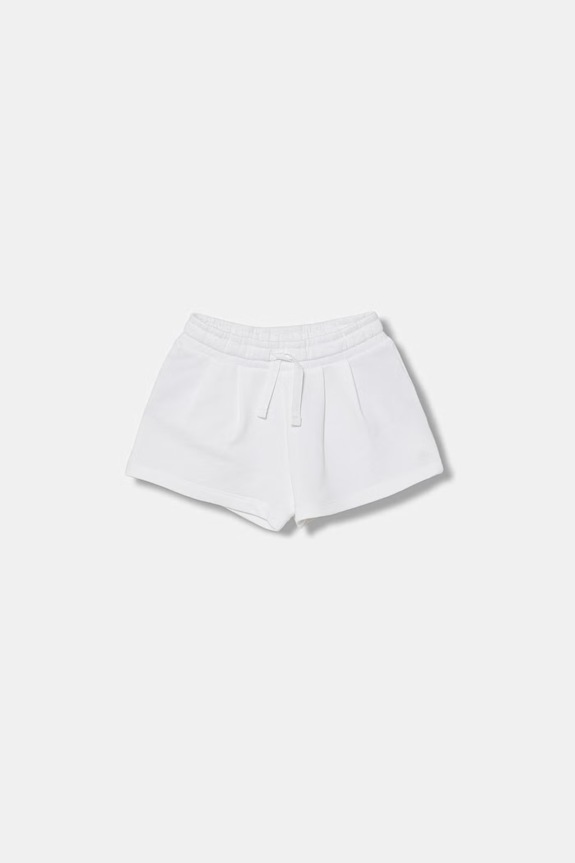 United Colors of Benetton pantaloni scurți de trening pentru copii, din bumbac alb 3J70G901R.P.Riproposto