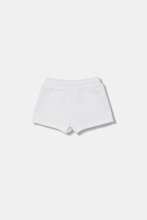United Colors of Benetton pantaloni scurți de trening pentru copii, din bumbac 3J70G901R.P.Riproposto alb SS26