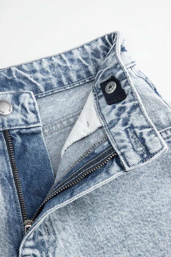 Dievča Coccodrillo šortky detské rifľové WC6123301CJG modrá