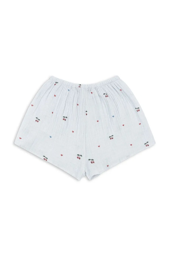 Konges Sløjd szorty dziecięce bawełniane COCO MINI SHORTS GOTS KS105323.PPY2 niebieski SS26