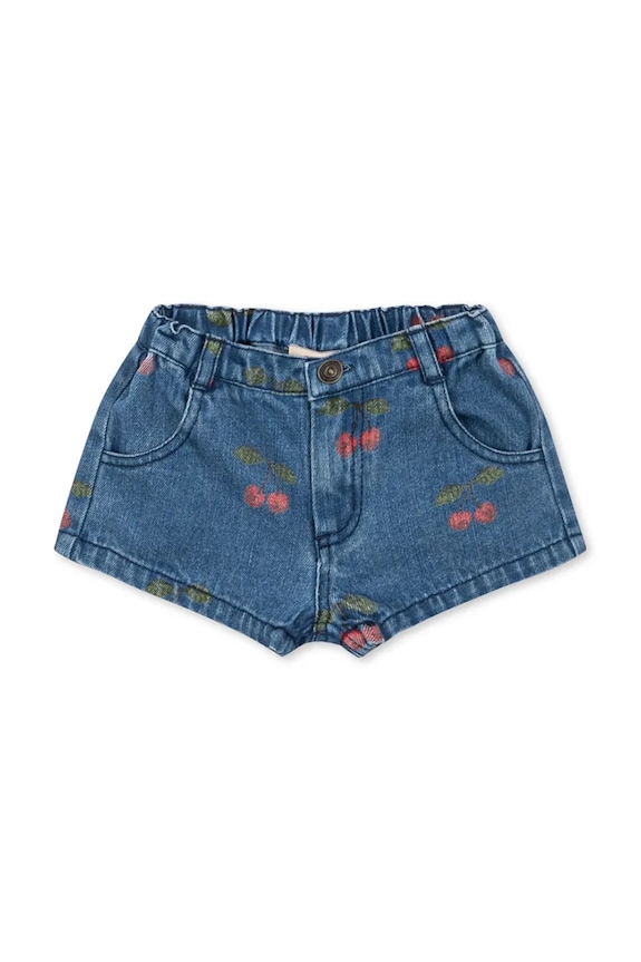 Konges Sløjd σορτς Παιδικά βαμβακερά MAGOT SHORTS GOTS σκούρο μπλε KS105463.PPY2