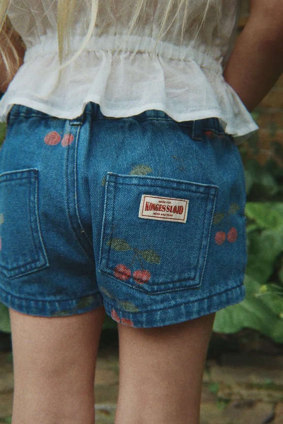 Konges Sløjd σορτς Παιδικά βαμβακερά MAGOT SHORTS GOTS KS105463.PPY2 σκούρο μπλε
