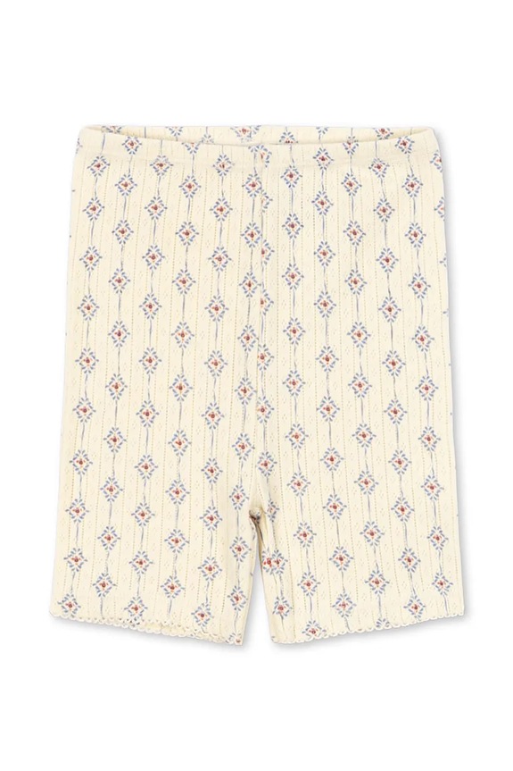 Konges Sløjd σορτς παιδικά βαμβάκι MINNIE SHORT LEGGINGS GOTS μπεζ KS105481.PPY2