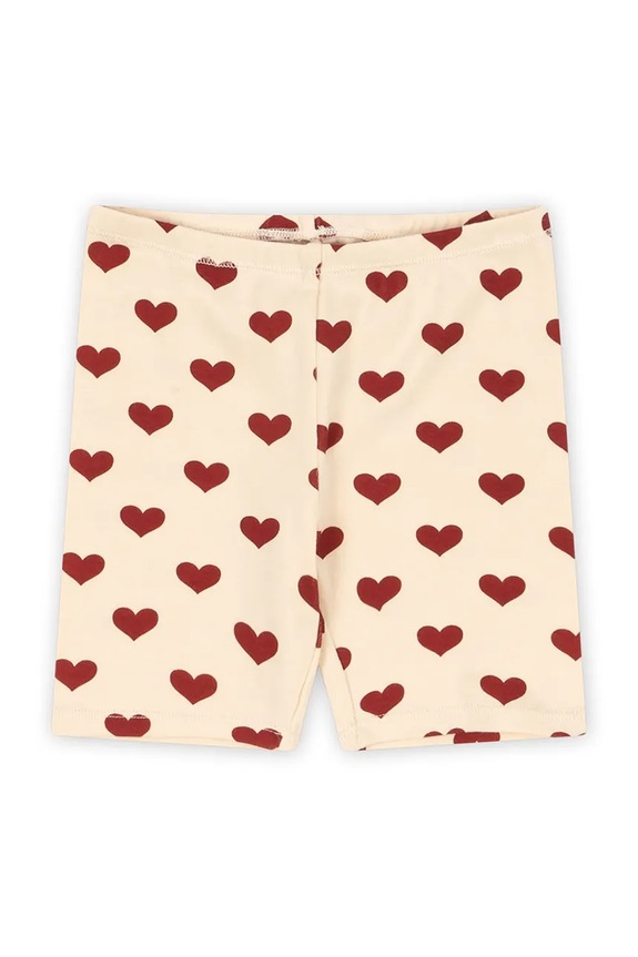 Konges Sløjd šortky detské s bavlnou BASIC SHORT LEGGINGS GOTS béžová KS105658.PPY2