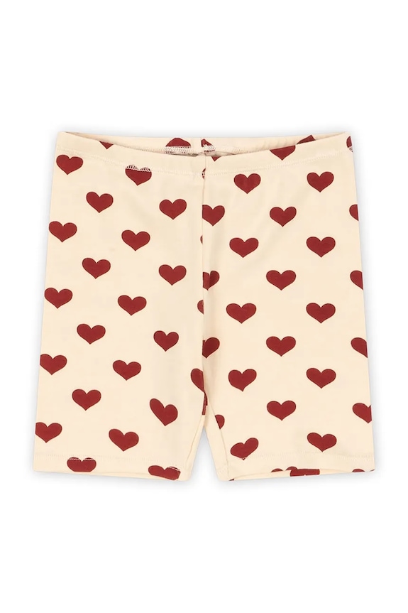Konges Sløjd σορτς παιδικά με βαμβάκι BASIC SHORT LEGGINGS GOTS μπεζ KS105658.PPY2
