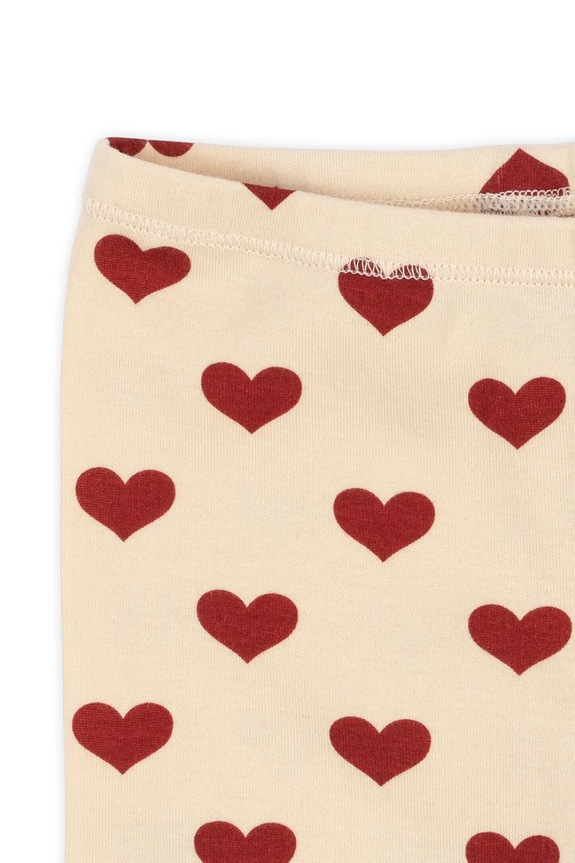 Dievča Konges Sløjd šortky detské s bavlnou BASIC SHORT LEGGINGS GOTS KS105658.PPY2 béžová
